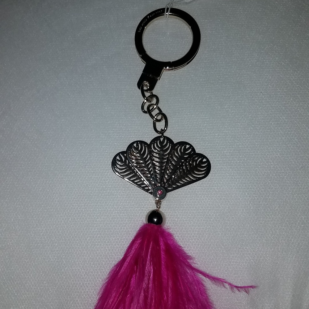 Kate Spade Feather Key Chain - Picture 3 of 5